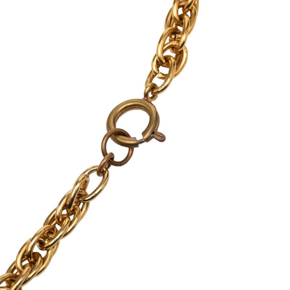 CHANEL Gold Logo Necklace - Picture 5 of 6